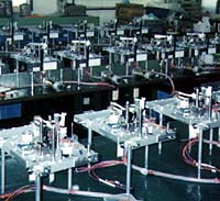 情報端末機器のメカ部組立