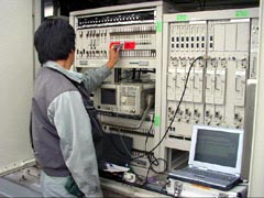 携帯電話中継局用機器調整