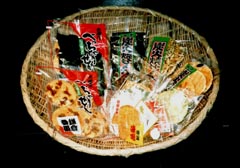 炭火手焼きせんべい