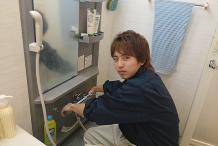 水栓漏れ修理
