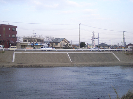 護岸工事　（金目川）