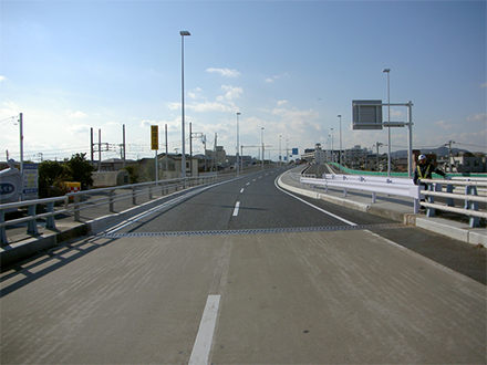 道路改良工事（国道１３４号）湘南大橋付近