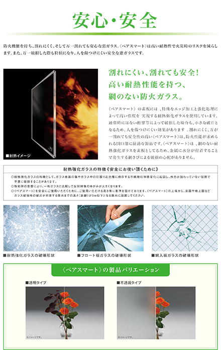 マンション改修用　薄型　Low-E　複層ガラス「PAIR SMART（ペアスマート）」