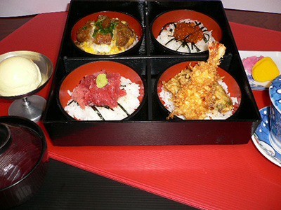 ミニ丼御膳